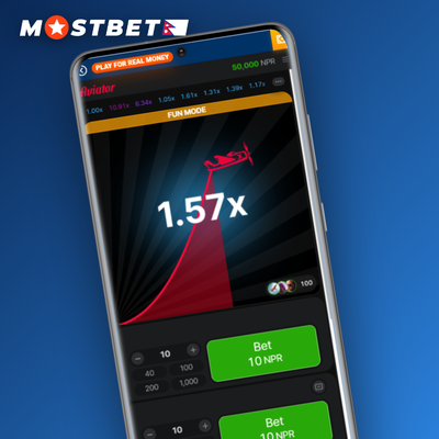 Dual stake feature in the Mostbet Aviator game — two independent bets per round