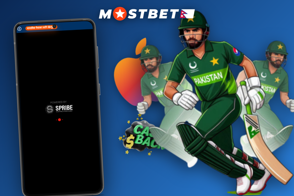 Aviator game interface in Mostbet APK — bet panel and live multiplier graph