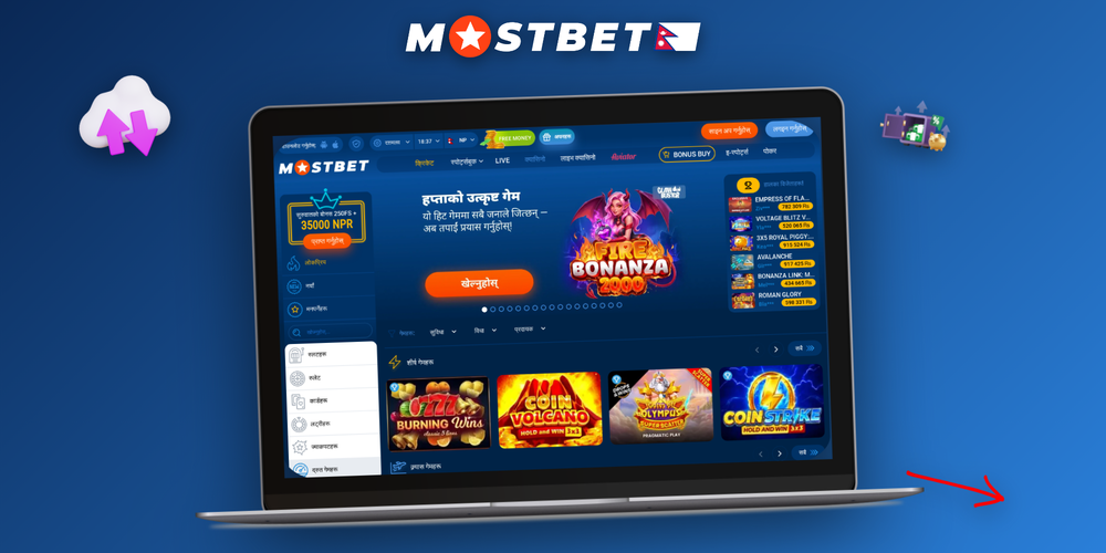 Log in to Mostbet Casino and browse thousands of slots on desktop