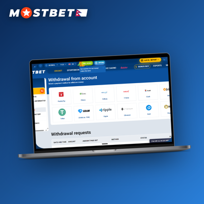 Mostbet betting app showing live cricket odds and a cash-out button